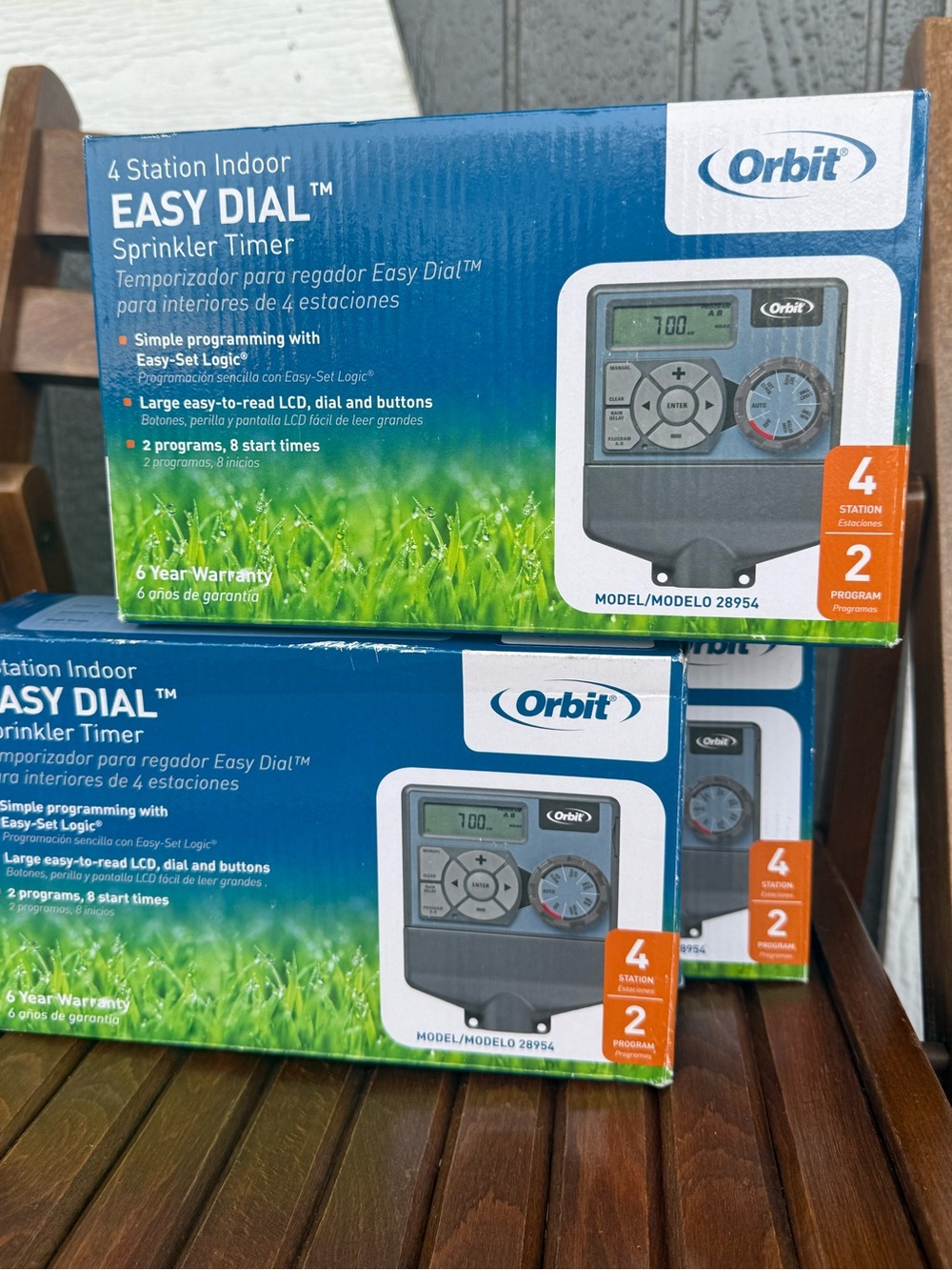 Orbit Easy Dial 4-Station Indoor Sprinkler Timer -NEW